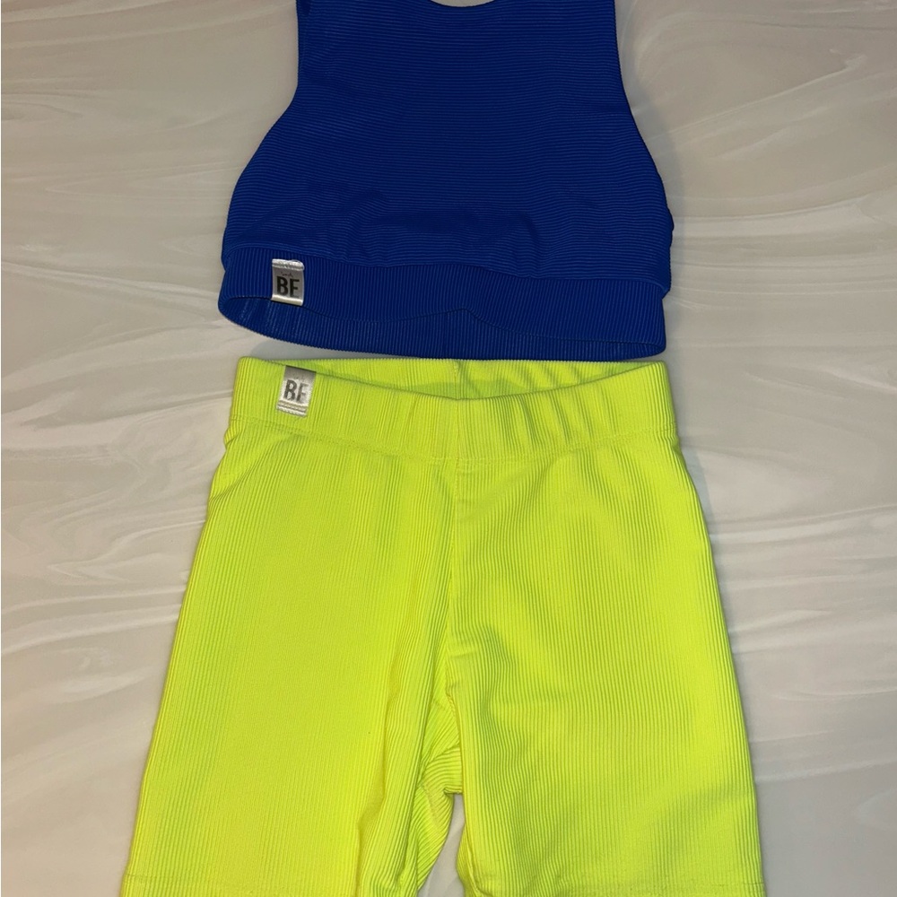BE dance wear ribbed set YM